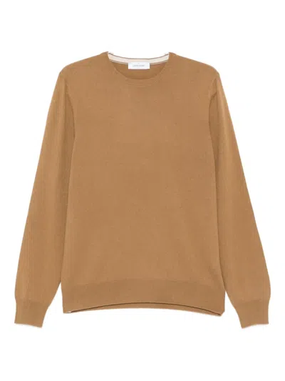 Gran Sasso Crew Neck Sweater In Brown