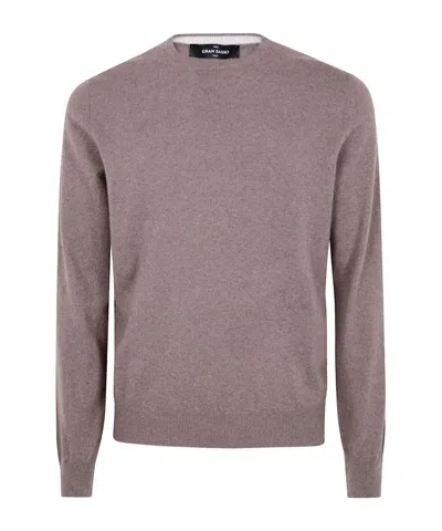 Gran Sasso Crew-neck Sweater In Gray