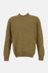Gran Sasso Ribbed Crew-neck Sweater In Green
