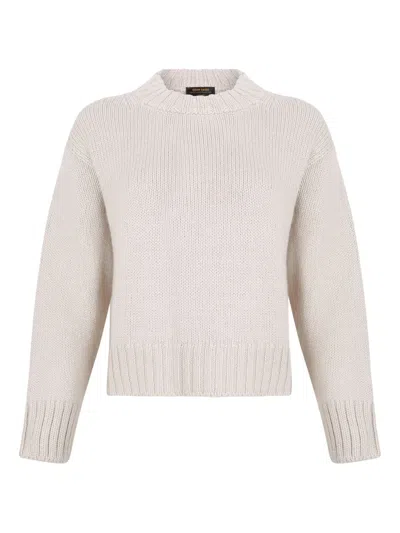 Gran Sasso Crew-neck Sweater In Neutral
