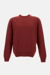 Gran Sasso Crew Neck Sweater In Red