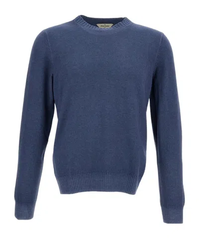 Gran Sasso Light Blue Wool-blend Crewneck Sweater