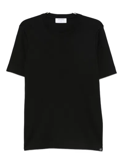 Gran Sasso Crew-neck T-shirt In Black