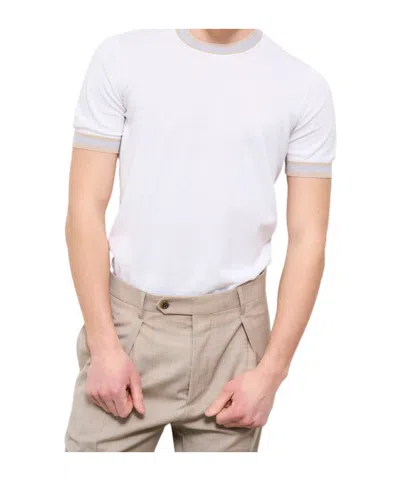 Gran Sasso Crew Neck T-shirt In White