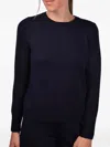 Gran Sasso Crew-neck Wool Sweater In Blue