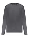 Gran Sasso Crew Neck Wool Sweater In Gray
