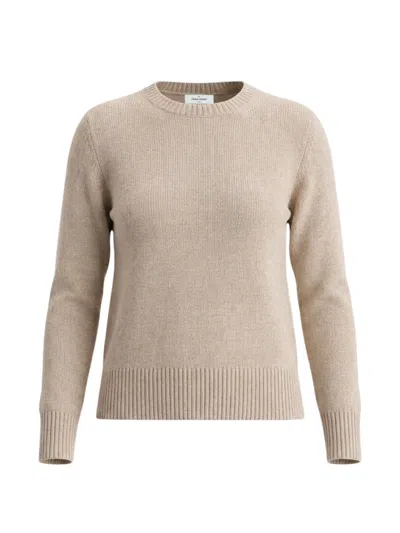 Gran Sasso Crew-neck Cashmere Sweater In Neutral