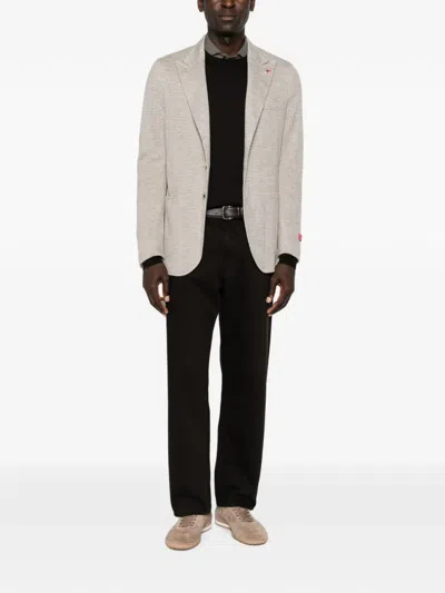 Gran Sasso Crew-neck Knitted Sweater In White