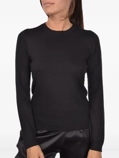 Gran Sasso Crewneck Knitwear In Black