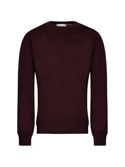 Gran Sasso Crew-neck Long-sleeve Sweater In Red