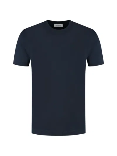 Gran Sasso Crew-neck Short-sleeves T-shirt In Blue