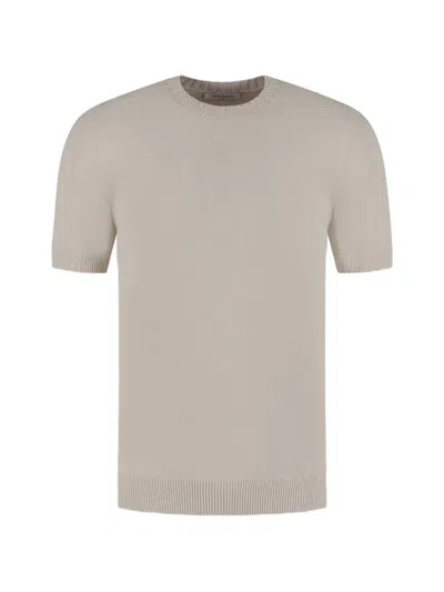 Gran Sasso Crew-neck T-shirt In Neutral