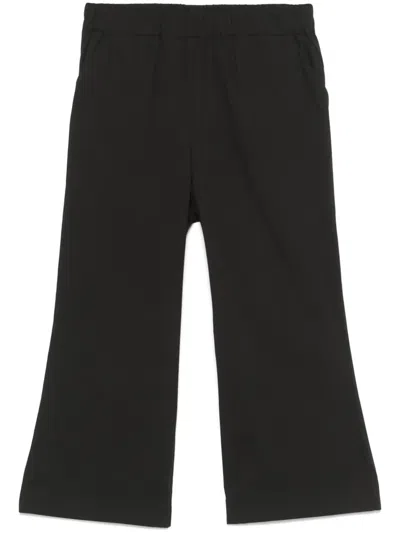 Gran Sasso Cropped Trousers In Black
