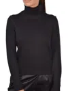 Gran Sasso Roll-neck Wool Sweater In Black