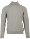 Gran Sasso Man Turtleneck Taupe Size 42 Virgin Wool In Beige