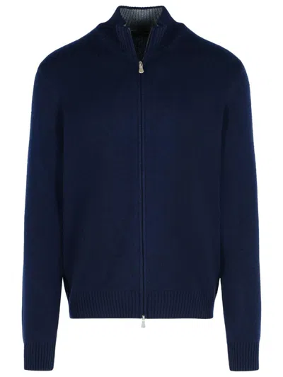Gran Sasso Dark Blue Cashmere Sweater