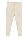 Gran Sasso Drawstring Cuffed Trousers In Neutral