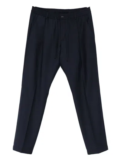 Gran Sasso Drawstring-waist Trousers In Blue