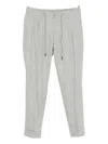 Gran Sasso Drawstring-waist Trousers In Gray