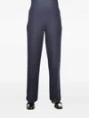 Gran Sasso Elasticated Trousers In Blue