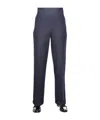 Gran Sasso Elasticated Trousers In Blue