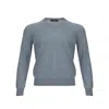 Gran Sasso Elegant Cashmere Sweater In Chic Gray In Gray