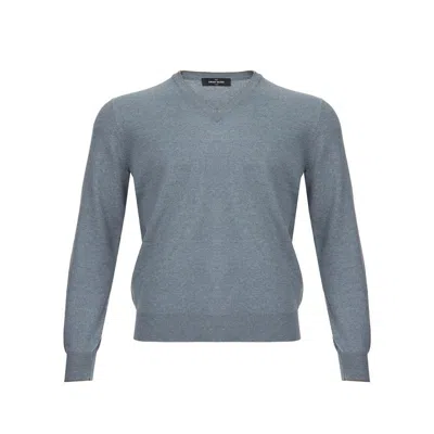 Gran Sasso Elegant Cashmere Sweater In Chic Gray