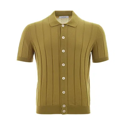Gran Sasso Elegant Green Cotton T-shirt For Men