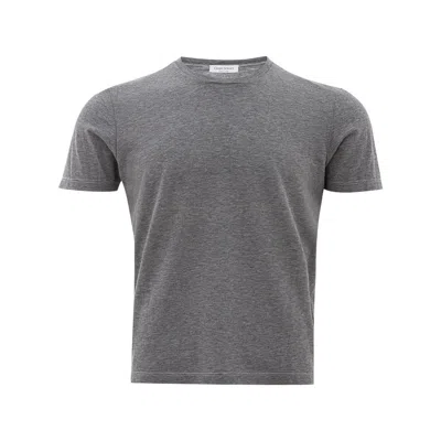 Gran Sasso Elegant Italian Cotton Men's T-shirt In Gray