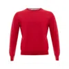 Gran Sasso Round Neck Sweater In Red  In Red