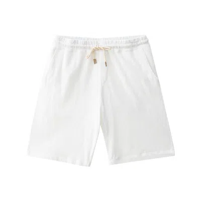 Gran Sasso Elegant Cotton Shorts For Men's Men In White