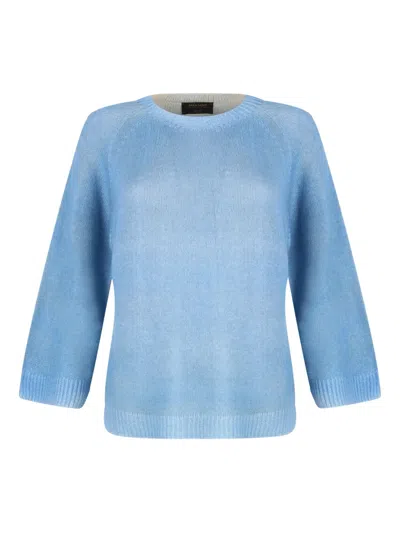 Gran Sasso Fine-knit Jumper In Blue