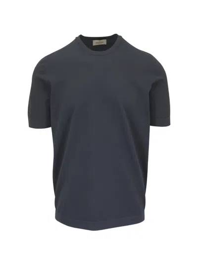Gran Sasso Fine-knit T-shirt In Gray