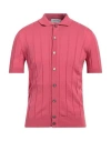 Gran Sasso For Søren Man Cardigan Salmon Pink Size 48 Cotton