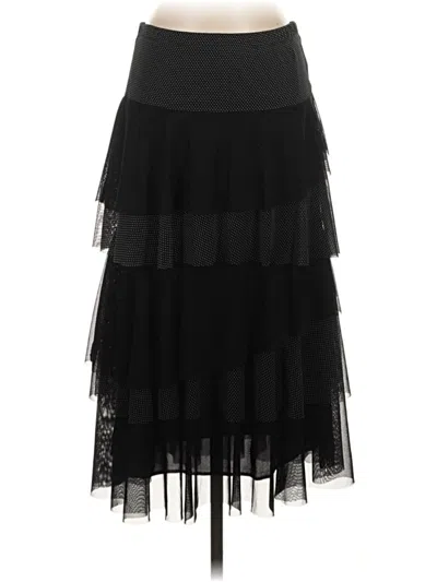 Pre-owned Gran Sasso Formal Skirt In Black