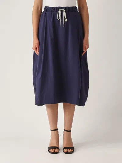 Gran Sasso Gonna A Uovo Skirt In Blue