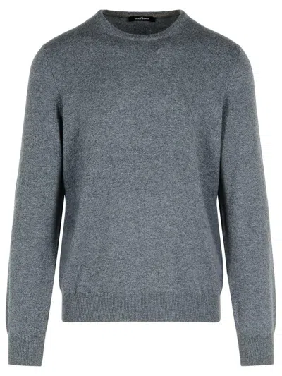 Gran Sasso Grey Cashmere Sweater In Gray