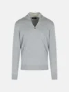 Gran Sasso Grey Cashmere Sweater In Gray