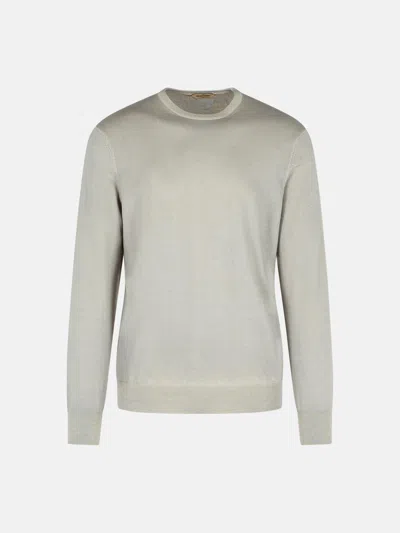 Gran Sasso Grey Cashmere Wool Sweater