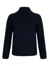 Gran Sasso High-neck Ribbed Sweater In Gold