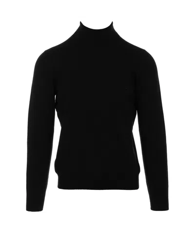 Gran Sasso High-neck Sweater In Black