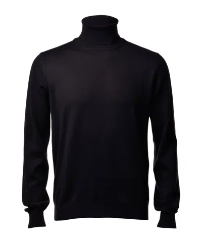 Gran Sasso High-neck Sweater In Black