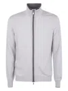 Gran Sasso Cardigan Full Zip "gransasso" Jacket In White
