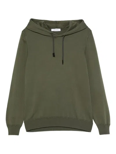Gran Sasso Hooded Cotton Tracksuit In Green