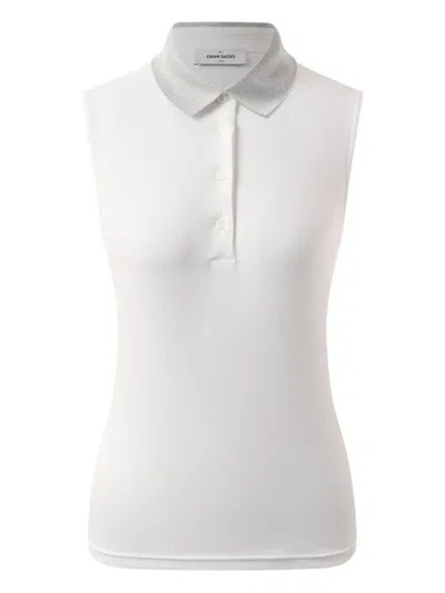 Gran Sasso Jersey Top In White