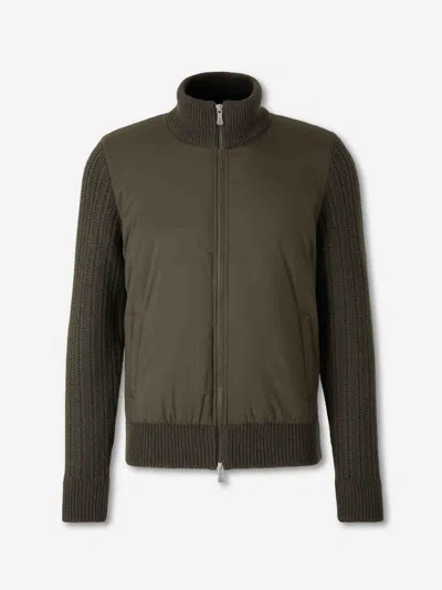 Gran Sasso Ribbed Wool-cashmere Sweater In Green