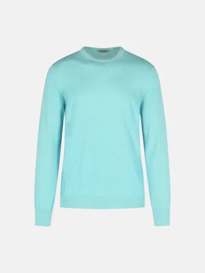 Gran Sasso Light Blue Cashmere Sweater