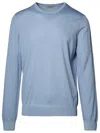 GRAN SASSO GRAN SASSO LIGHT BLUE VIRGIN WOOL SWEATER