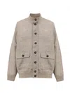 Gran Sasso Lightweight Jacket In Lino Beige  In Neutral