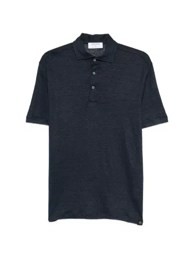 Gran Sasso Logo-patch Polo Shirt In Multi